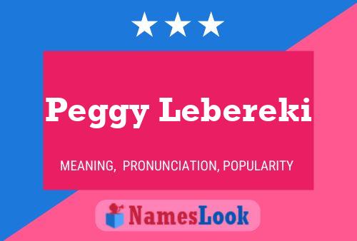 Peggy Lebereki 名字海报