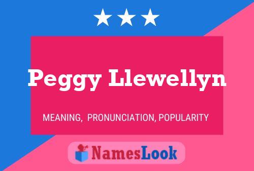 Peggy Llewellyn 名字海报