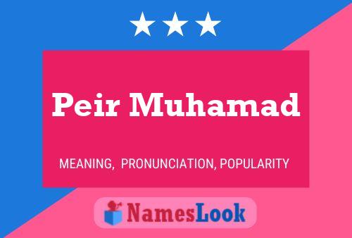 Peir Muhamad 名字海报