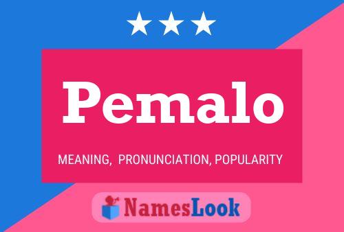 Pemalo 名字海报