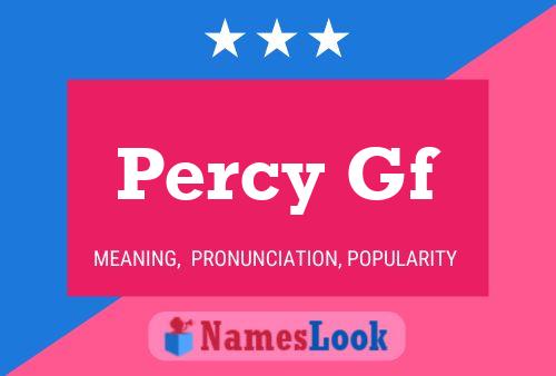 Percy Gf 名字海报