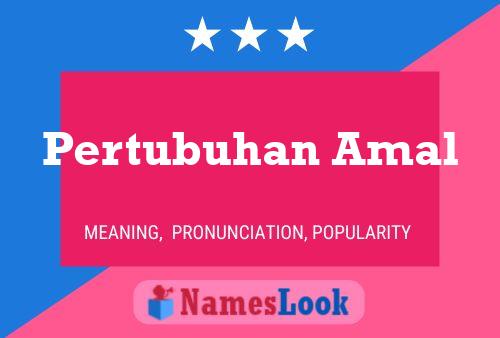 Pertubuhan Amal 名字海报