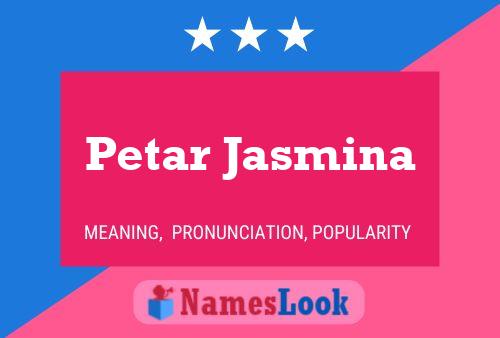 Petar Jasmina 名字海报