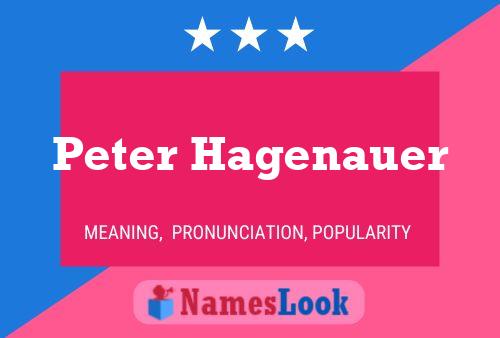 Peter Hagenauer 名字海报