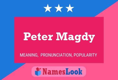 Peter Magdy 名字海报