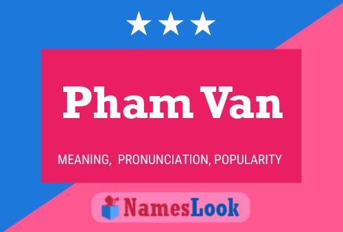 Pham Van 名字海报