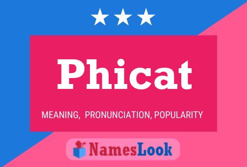 Phicat 名字海报