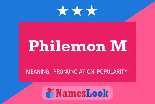 Philemon M 名字海报