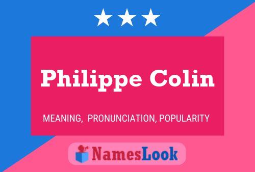 Philippe Colin 名字海报