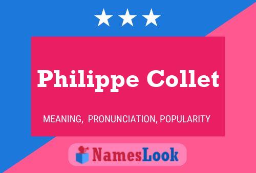 Philippe Collet 名字海报