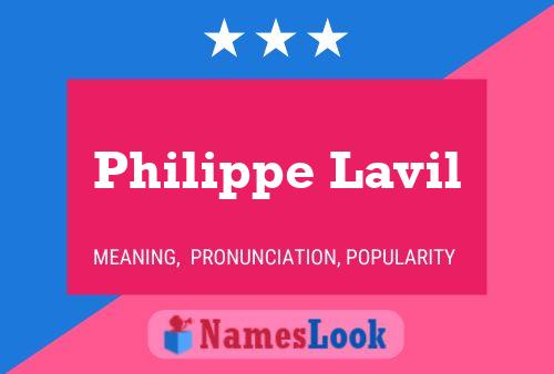 Philippe Lavil 名字海报