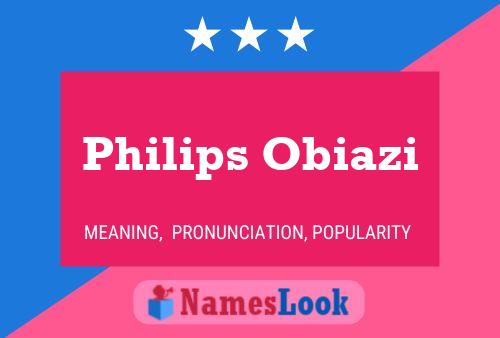 Philips Obiazi 名字海报