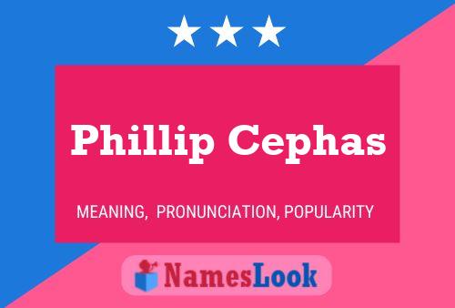 Phillip Cephas 名字海报