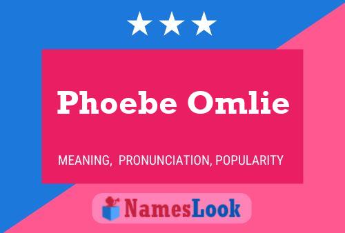 Phoebe Omlie 名字海报