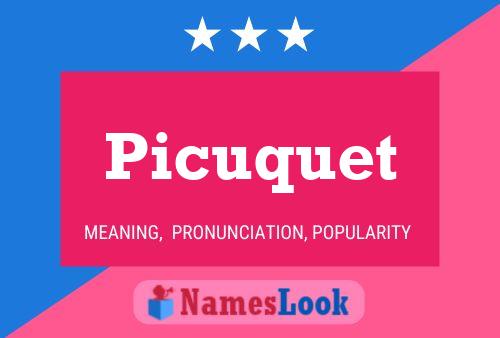 Picuquet 名字海报