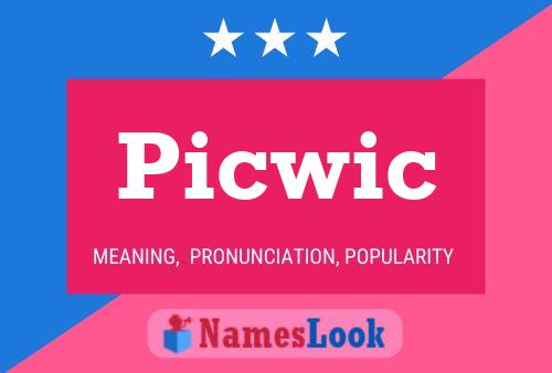 Picwic 名字海报