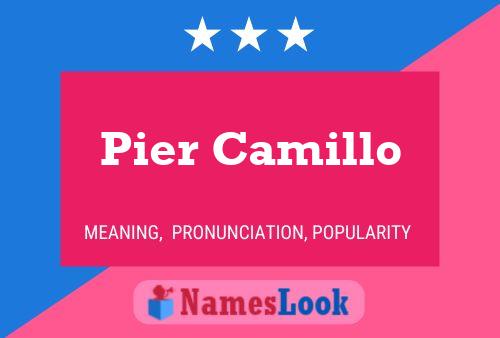 Pier Camillo 名字海报