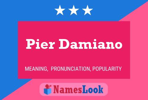 Pier Damiano 名字海报