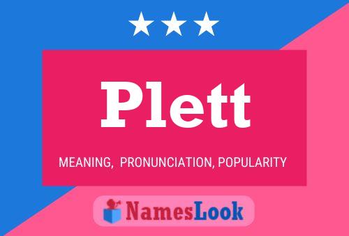 Plett 名字海报