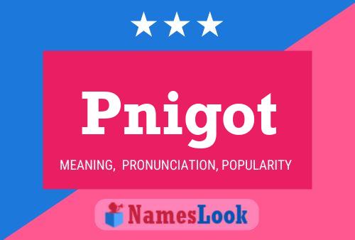 Pnigot 名字海报