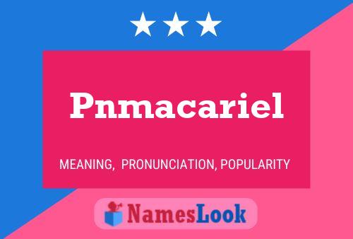 Pnmacariel 名字海报