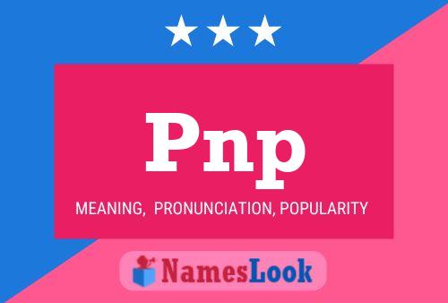 Pnp 名字海报