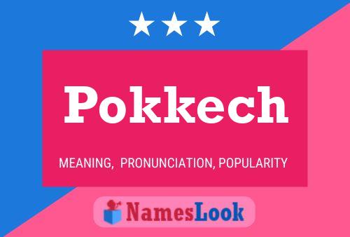 Pokkech 名字海报