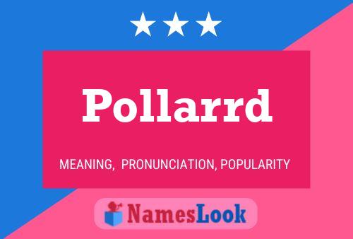 Pollarrd 名字海报