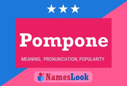 Pompone 名字海报