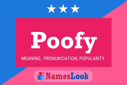 Poofy 名字海报