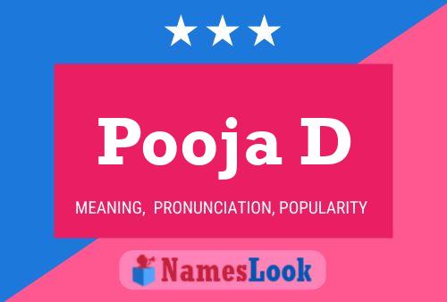 Pooja D 名字海报