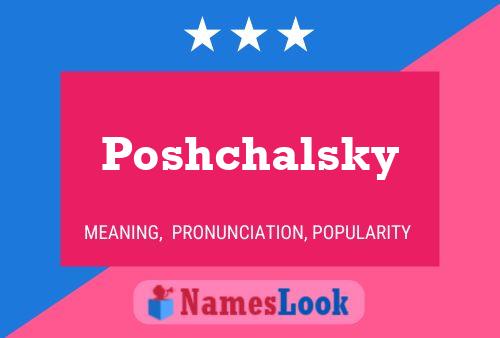 Poshchalsky 名字海报