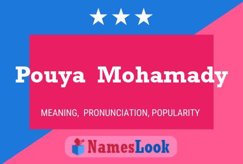 Pouya  Mohamady 名字海报