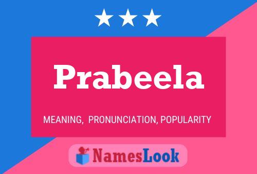 Prabeela 名字海报