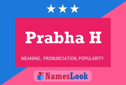 Prabha H 名字海报