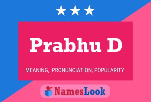 Prabhu D 名字海报