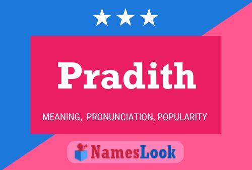 Pradith 名字海报