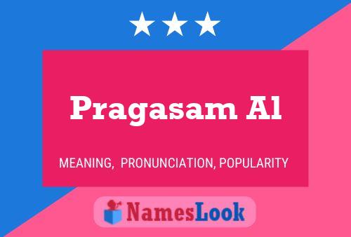 Pragasam Al 名字海报