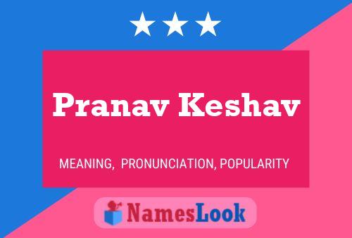 Pranav Keshav 名字海报