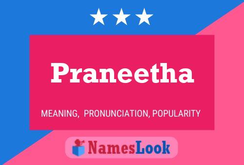 Praneetha 名字海报