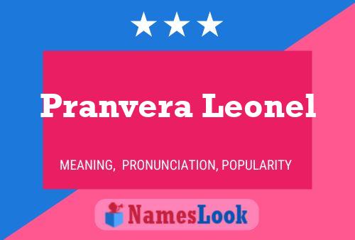 Pranvera Leonel 名字海报