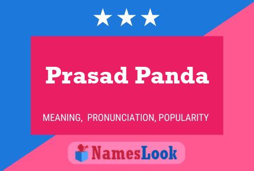 Prasad Panda 名字海报