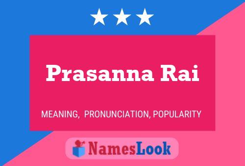 Prasanna Rai 名字海报