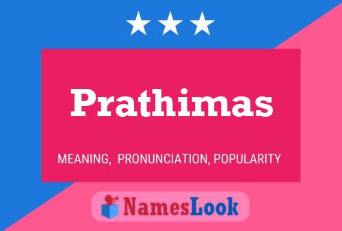 Prathimas 名字海报