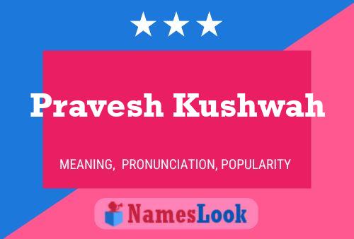 Pravesh Kushwah 名字海报