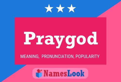 Praygod 名字海报