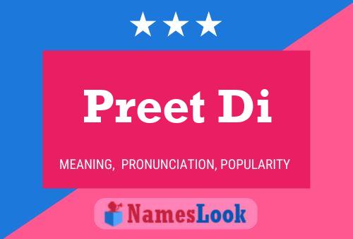 Preet Di 名字海报