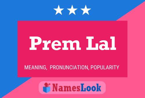 Prem Lal 名字海报