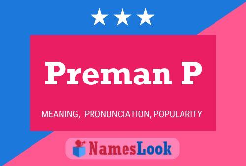 Preman P 名字海报