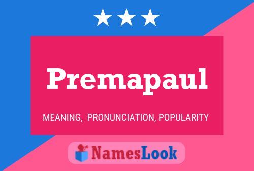 Premapaul 名字海报